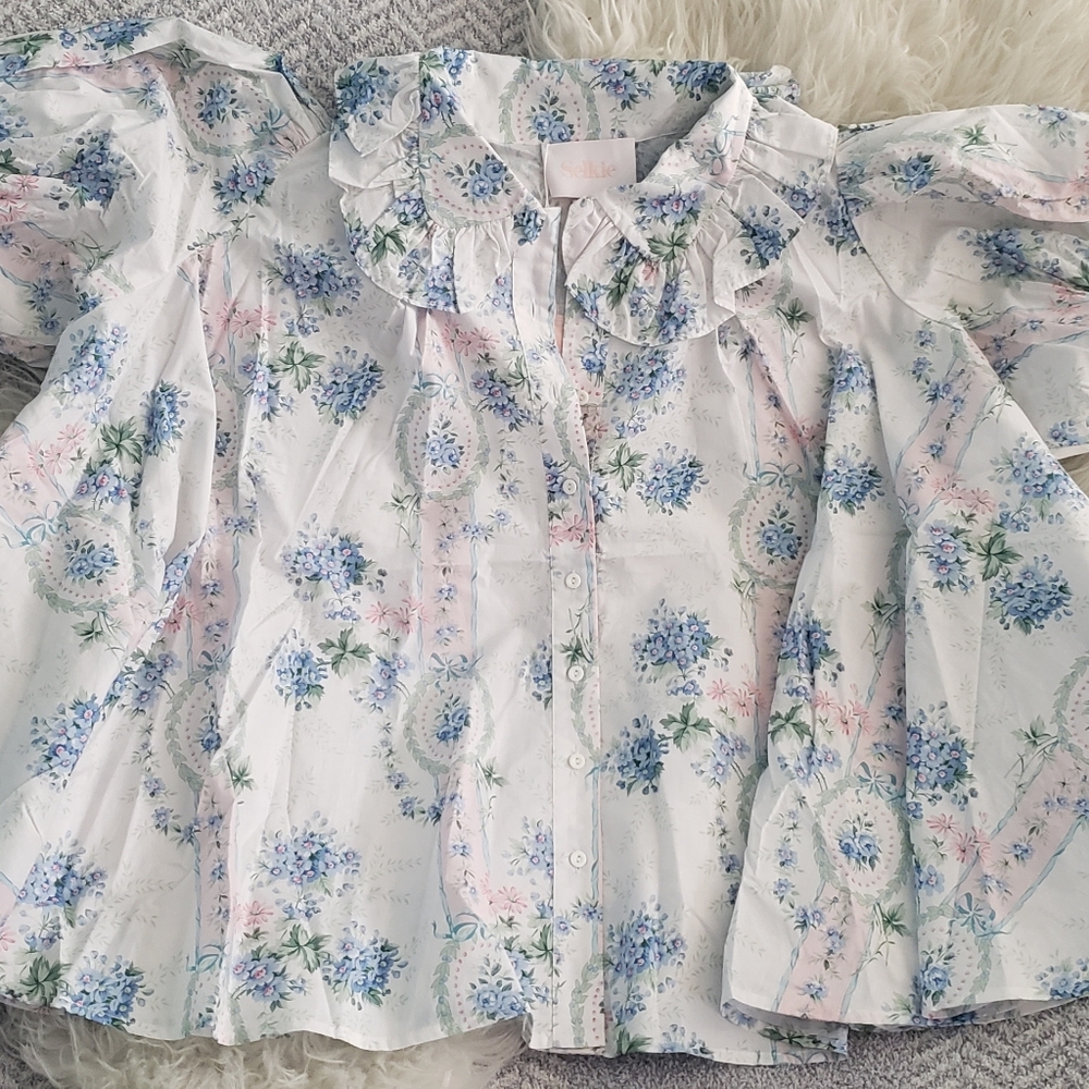Selkie Belle Etoile Cream Puff Blouse